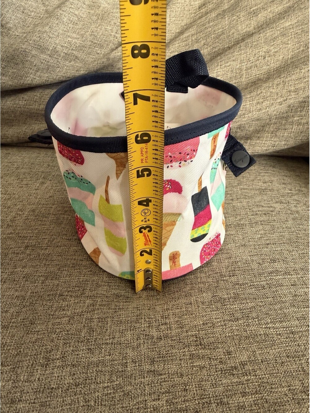 Thirty One Oh Snap Bin In Sweet Sprinkles Popsicle Ice Cream Collapsible - Picture 7 of 8